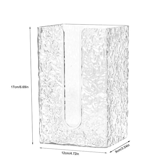 Multifunktionell vävnadsbox med glaciärmönster
