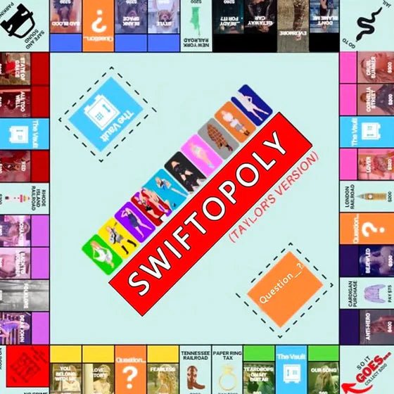 Taylor Swift Eras Monopol Spel
