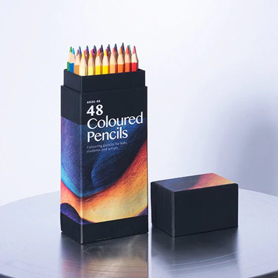 Bärbart färgpennor set
