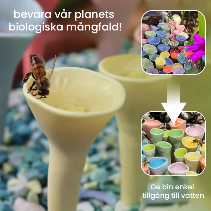 5-pack BeeCup - Vattenskål för Pollinatörer i Trädgården