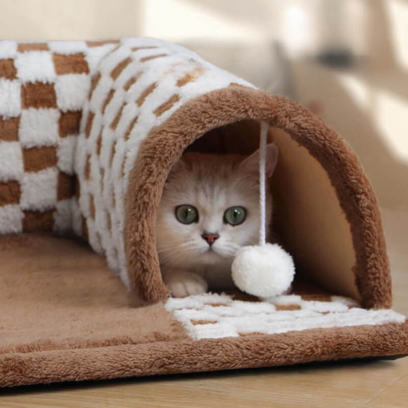 CozyTunnel - Lek & sovplats för din katt
