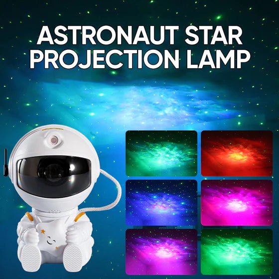 Astronaut stjärnhimmelprojektorlampa